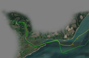 Track plot Beaulieu River