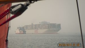 [2] Ferry Overtaking Container Ship