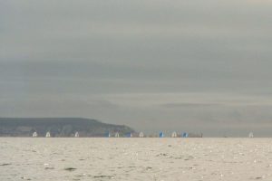 [40] 1209 Another Racing Fleet In The Needles Passage