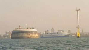 [17] 0917 Spit Sand Fort And Normandie Express Outbound
