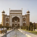 Taj Mahal Great Gate From Inside (34)