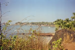 Looking Back At The Dona Paula Peninsula (Goa 2002 E29)