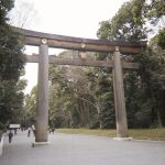 Entrance Gate To The Meiji Shrine