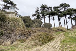 [01] The Track Down From Lepe Road With The Millenium Lighthouse