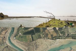 [13] At The End Of The Saltings Looking Southeast And The Aerial View In Apple Photos