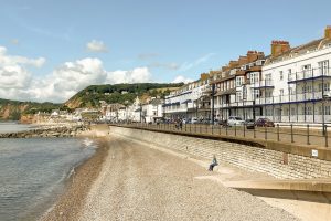[01] Sidmouth Is Nestled In A Break In The Red Sandstone And Mudstone Cliffs